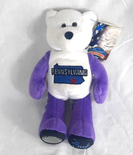 Pennsylvania Limited Treasures Coin Bear Plush Stuffed Animal with Coin NEW