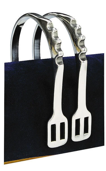 EKKIA Riffelsporen Edelstahl mit seitlichen Zacken Sporen Feeling 1Paar Neu