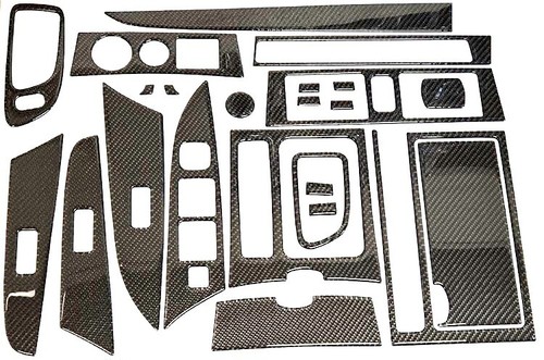 Carbon Fiber Dash Trim Kit for Mazda 3 2004-2009 with Manual gearbox Interior - Picture 2 of 4