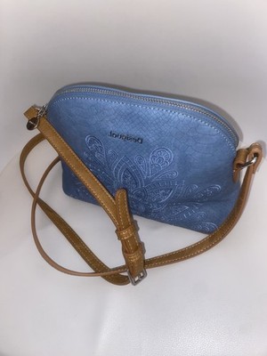 Handtasche, Desigual, Hela Deia, Umängetasche, Crossbody, blau, 23 cm, NEU