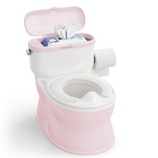 2-in-1 Toddler Potty Training Toilet - with Detachable Training Seat, Realist...