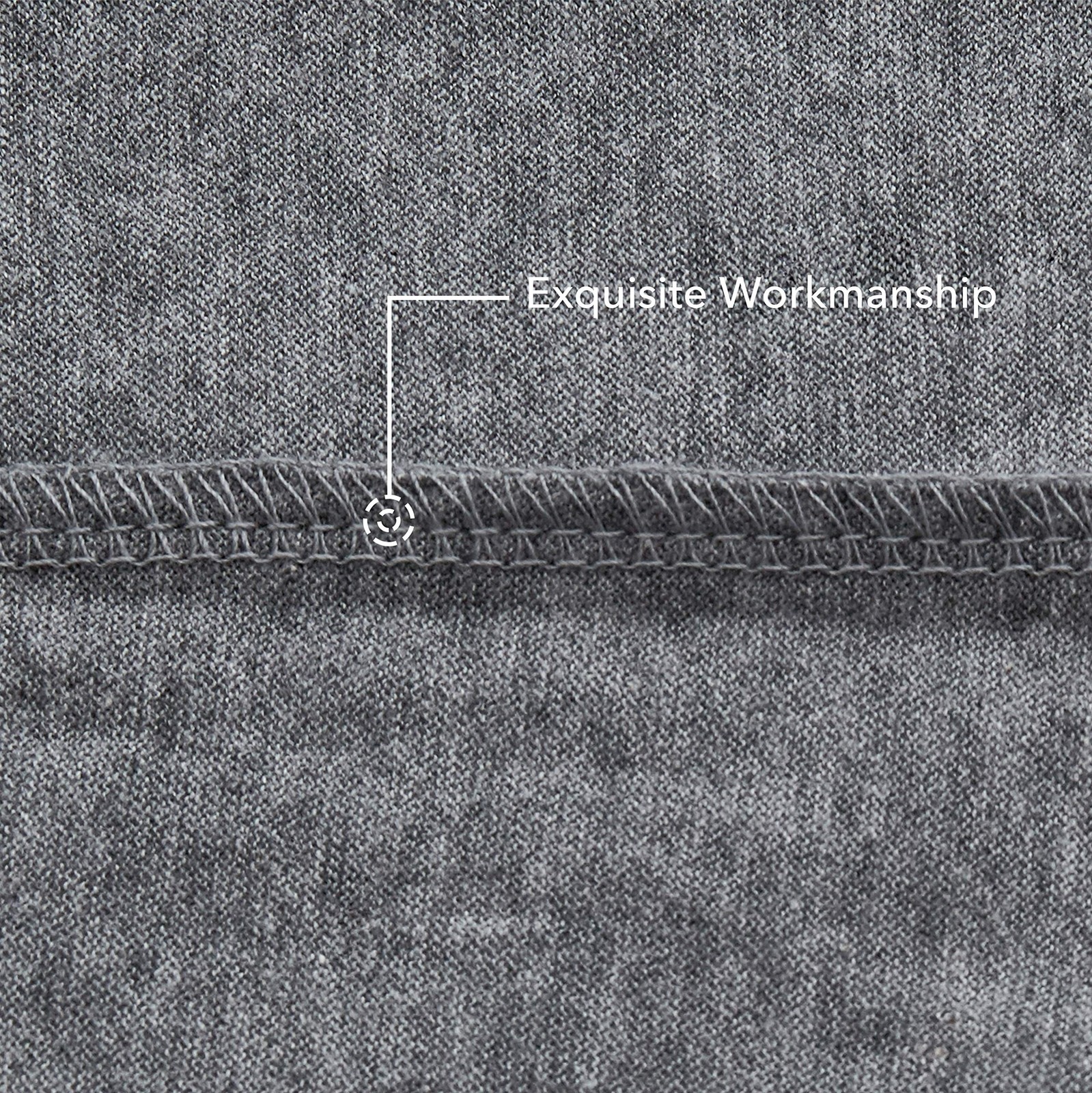 Oubonun 100% Jersey Cotton Body Pillow Cover with Zipper - Luxury Soft Remova...