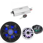 Clarion Marine 4 Channel Amp & Premium 7.7