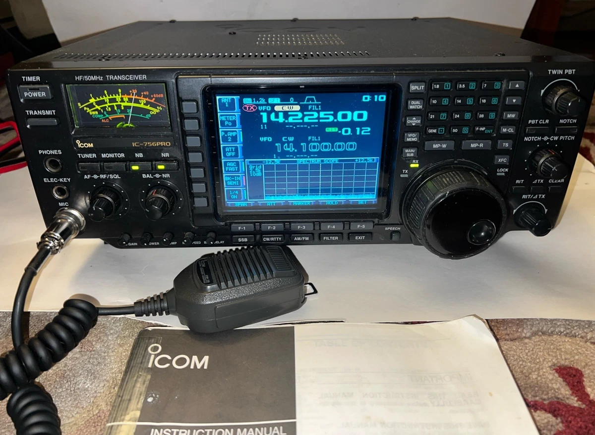 Icom IC-756 Pro HF 50MHz Amateur Transceiver for sale online | eBay
