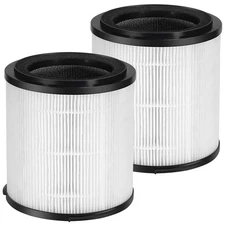 HEPA Replacement Filter for SilverOnyx Air Purifier, Large Room 500 sq ft