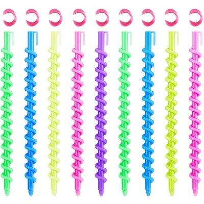 40 Hair Perm Rods - Spiral Curling Rollers for Salon Styling Tools