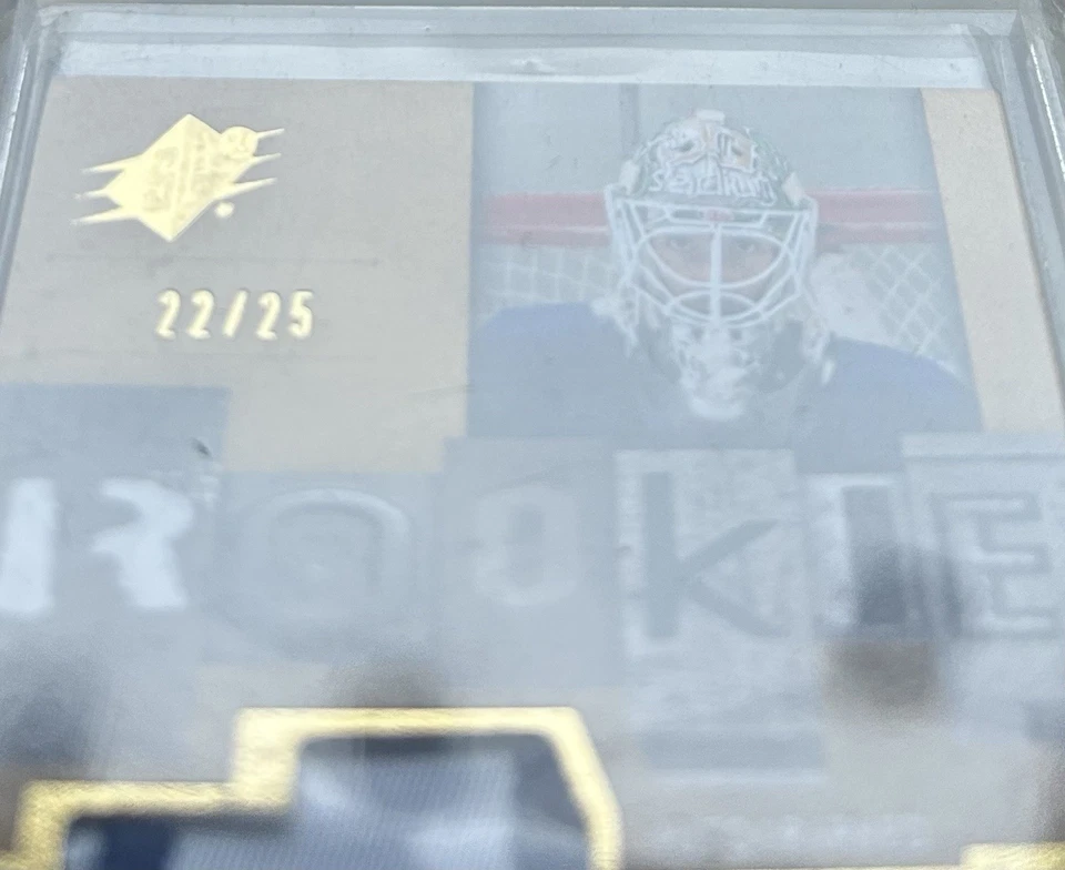 2009 SPX Jonas Gustavsson RPA Rookie Nice Patch Auto /25 Leafs #176 Mint 💎🔥 - Image 2 of 3