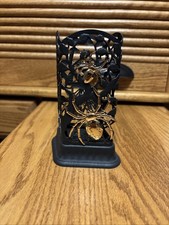 NEW, Bath & Body Works Spider Soap Holder. Gold And Black.