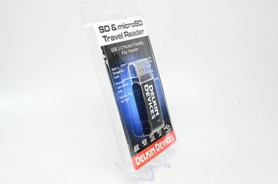 Delkin USB 3.0 Dual Slot SD & microSD Travel Reader #G858