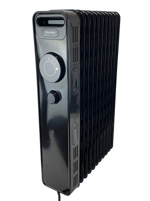 PELONIS Ölradiator 2300W Mit J-Förmigen Lamellen Ölgefüllter Heizkörper Mit 3 H.
