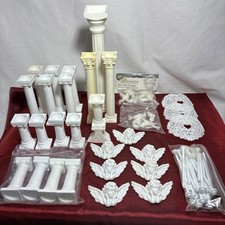 Pilastri e decorazioni per torte nuziali alcuni vintage alcuni nuovi pilastri 3,4,5,7”