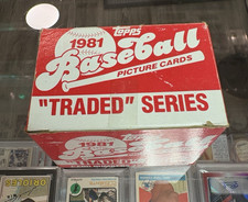 1981 Topps Traded Factory Set - Fernando Valenzuela, Tim Raines RC - Unopened