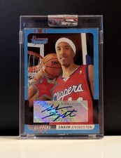 2004-05 Bowman Signature /399 Shaun Livingston #81 Auto Px8 SSP LA Clippers Rare