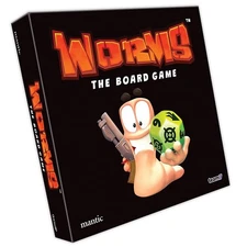 Mantic Worms Board Game - Hilarious Tabletop Game for 2-6 Players, Ages 10+