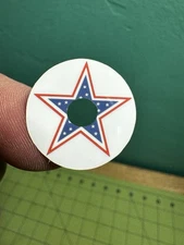 USA Star Design Stickers for All Pinball Machines Bally, Stern, Gottlieb, Etc.