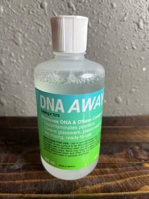 Thermo Scientific DNA AWAY Surface Decontaminant 250mL Catalog 7010 Exp 2027-06