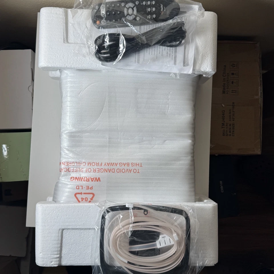 Sangean AM/FM Stereo HD Radio Tuner | Black | Tested and Working - Image 4 of 4