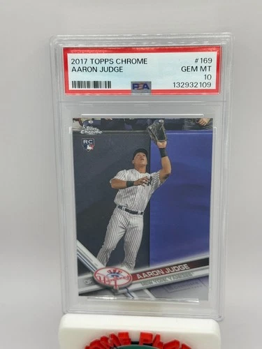 2017 Topps Chrome Aaron judge #169 - Gem Mint - PSA 10