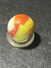 Marble King Htf Ruby Bee Rainbow Killer Marble .65
