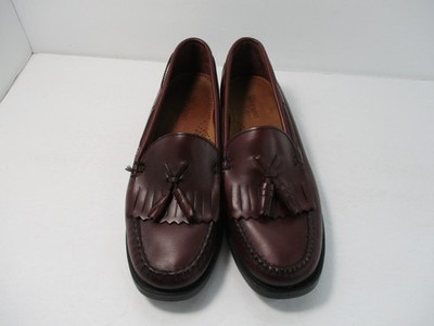 GH Bass Weejuns Marietta II Womens 8 Wide Burgundy Leather  display picture 1