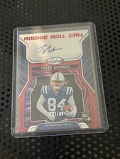 2025 Panini Certified Roll Call Signatures Tyler Warren ROOKIE AUTO /99 Red RC