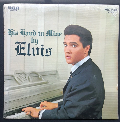 Elvis Presley SEALED “His Hand in Mine” LP LSP-2328 Vinyl 1968 Re RCA Indy Press