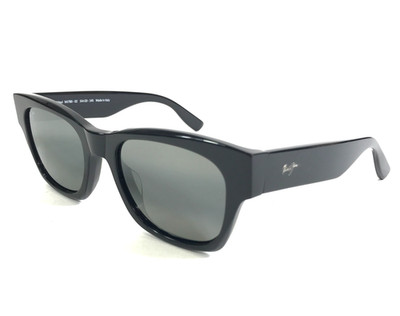 Maui Jim Sonnenbrille VALLEY ISLE MJ780-02 Schwarz Cat Eye Mit Neutral Grau