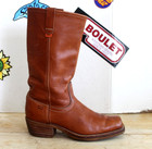 Vintage Levi's Men's Western Square Toe Brown Leather Boots Size 11 M USA 70s. — photo 2