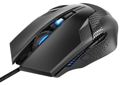 TECKNET - Raptor 6 Button 3200dpi Gaming Mouse, Black