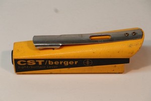 CST Berger Sight Surface Level Portable Survey Hand Tool with Pocket Clip Yellow