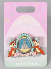 Walt Disney World Easter 2018 Chip  Dale Limited Edition 3000 Pin New