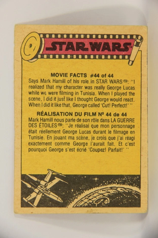 Star Wars 1977 Vintage Trading Card #236 Threepio And Artoo FR-ENG OPC L019844 - Image 2 of 2
