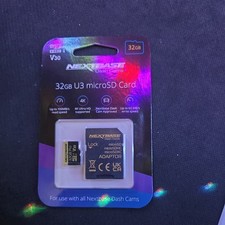 Nextbase 32GB U3 V30 Micro SD Card with Adapter