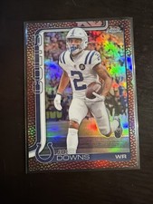 2025 Topps Chrome Josh Downs Leather Refractor Indianapolis Colts #127