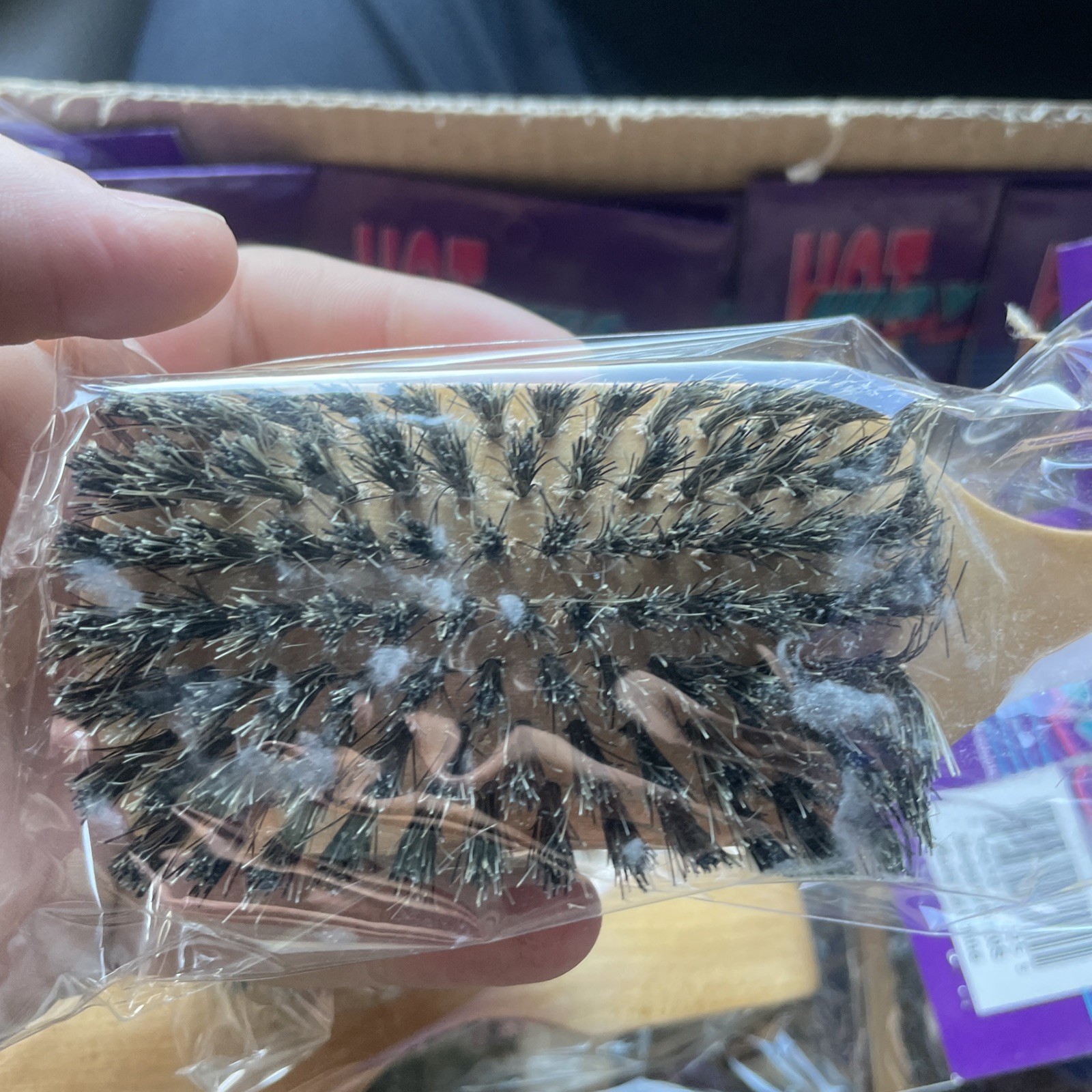 Hot Waves By J&D - Pure Boar Bristle 7 Row Brush #B720S (12 Brushes)