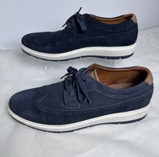 Johnston & Murphy Suede Blue Dress Shoes for Men for sale | eBay display picture 1