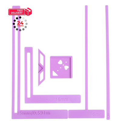 Lnngub 6 Pcs Bookbinding Easy Scrapbooking Tool for Starter,Book purple