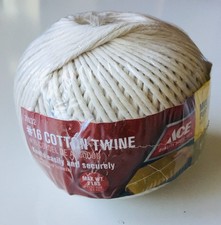 ACE 71632 Wrapping Twine Ball-Twisted Cotton 16 x 510' Light Load Multi-Purpose