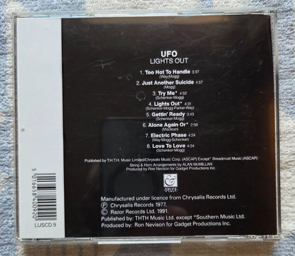 UFO Lights out (1977) CD - Bild 2 von 2