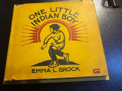 SCARCE SIGNED!  One Little Indian Boy by Emma L. Brock. VG/VG+ 1st ed.