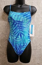 Vtg Late 1980's/1990's Jantzen Trim Swim Women's Swimsuit New w/ Tags Tropical