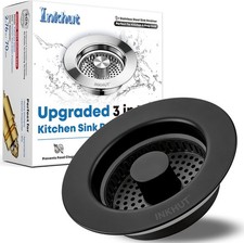 Upgraded 3 in 1 Kitchen Sink Drain Strainer - Stainless Steel Sink Stopper,