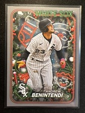 2024 Topps: Holiday-Silver Glitter #H131 Andrew Benintendi/White Sox/OF ⚾🐷🎅