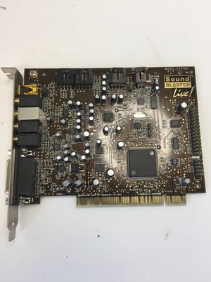 Vintage Creative Labs Sound Blaster Live! PCI Sound Audio Card CT4760 FREE SH