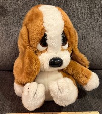 Applause Vintage Sad Sam Plush Dog 12" Basset Hound Stuffed Animal Toy