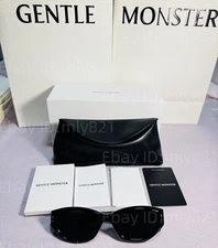 GentleMonster BENVEN 01 Sunglasses Black Frame Black Lenses