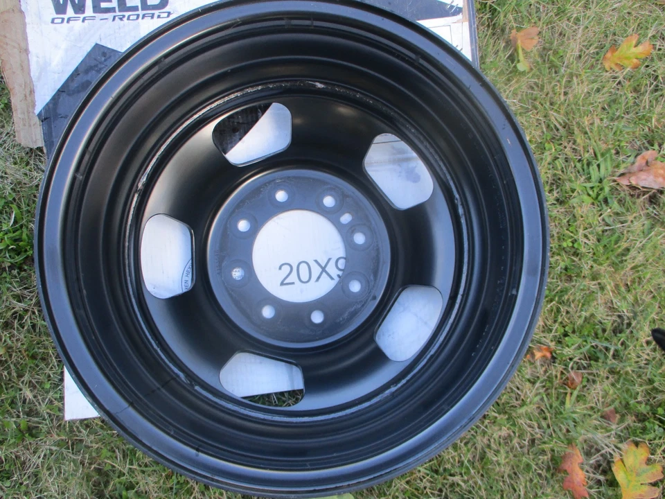 17'' Dodge Ram 3500 FACTORY OEM Black Dually Wheel DRW 2003-2018 52121267AC 2191 - Image 3 of 4