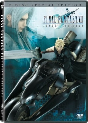 FINAL FANTASY VII : ADVENT CHILDREN (DVD) VG Disc + Cover Art - NO CASE
