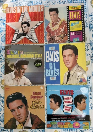 ELVIS PRESLEY Job Lot Vinyl Bundle LP Albums Movie Soundtrack RCA Records EX CON