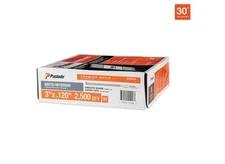 Framing Nail, 3 in L, 11 ga Gauge, Steel, Bright, Full-Round Head, Smooth Shank